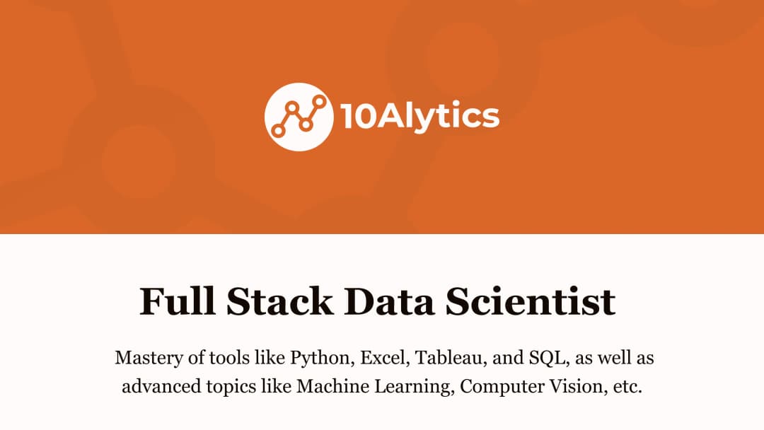 Full Stack Data Scientist - 2025